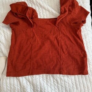 Madewell Terracotta Blouse